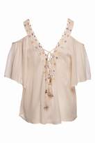 Thumbnail for your product : Love Sam Cold Shoulder Blouse