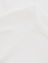 Thumbnail for your product : Max Mara Mattia Ribbed Slit-Sleeve Knit Sweater