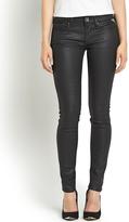 Thumbnail for your product : Replay Luz Super Skinny Leather Effect Jeans