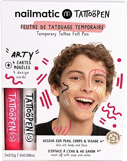 nailmatic Rock Kids Tattoo Pen Set - 5-7 Years