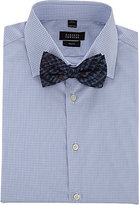 Thumbnail for your product : Barneys New York Men's Houndstooth Bow Tie-BLUE