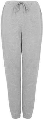 American Vintage Neaford Grey Melange Stretch-cotton Sweatpants