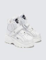 Thumbnail for your product : Buffalo London Buffalo Classic White High-top Platform Sneakers in Patent