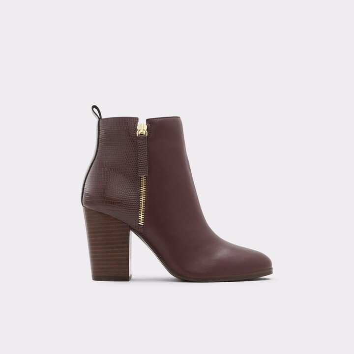 dark brown boots ankle