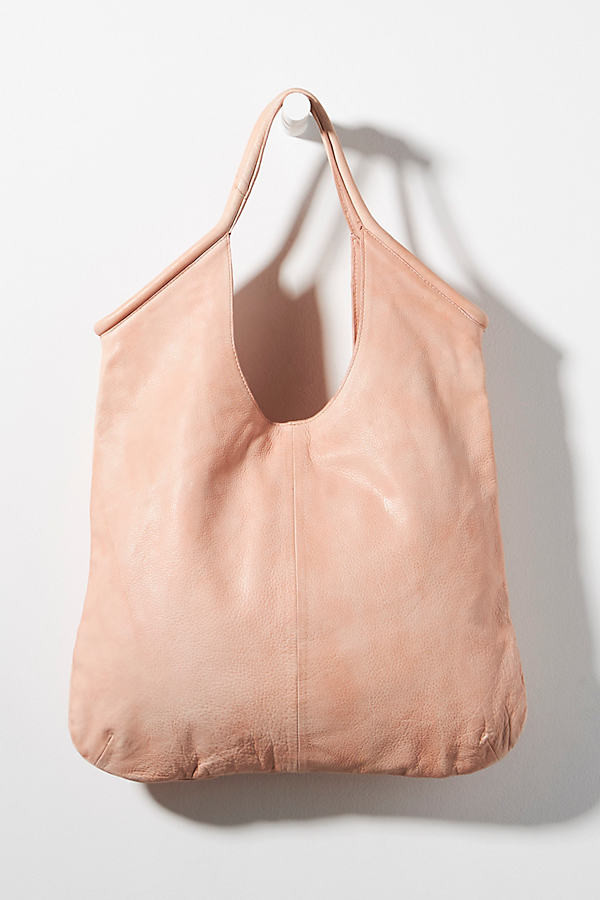anthropologie julien leather tote bag