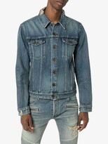 Thumbnail for your product : Saint Laurent Distressed Denim Jacket