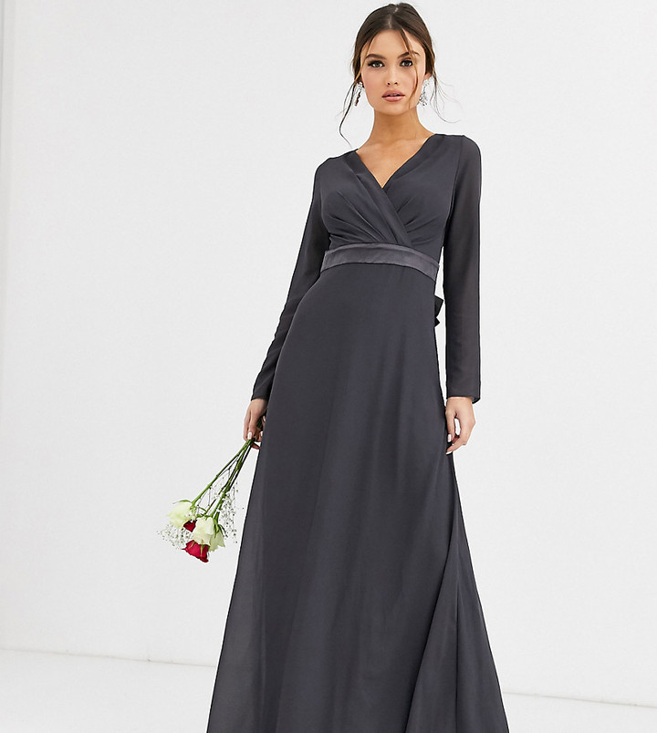grey long frock