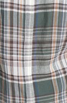 Thumbnail for your product : 7 For All Mankind Trim Fit Plaid Oxford Linen Sport Shirt