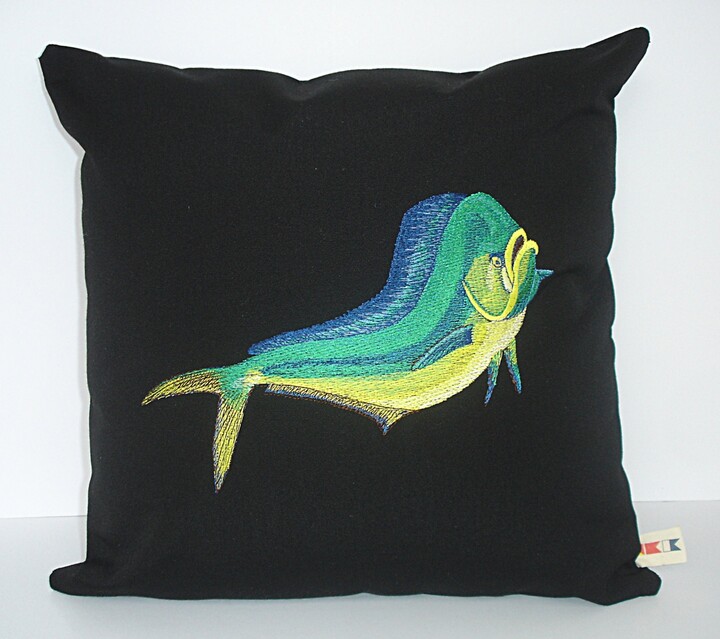 Mahi Fish Pillow Cover | Sunbrella Indoor Outdoor Decor