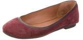 Thumbnail for your product : Givenchy Rounded-Toe Suede Flats