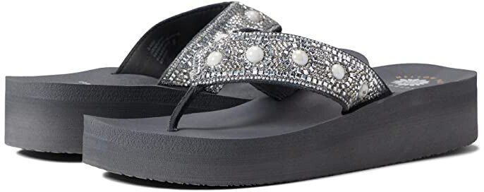 yellow box perri flip flops