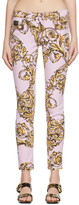 Thumbnail for your product : Versace Jeans Couture Pink Printed Jeans