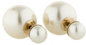 Christian Dior Mise en Tribal Pearl Earrings