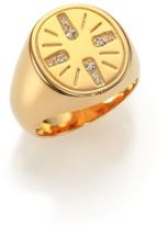 Thumbnail for your product : Rizzi White Topaz Trompe l'Oeil Ring