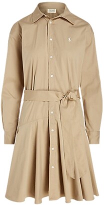 Ralph Lauren Womenswear Cotton Broadcloth Shirt Dress - ShopStyle