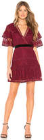 Thumbnail for your product : J.o.a. Ruffled Sleeves Lace Dress