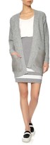 Thumbnail for your product : Edun Heather Grey Suede Wool Cardigan