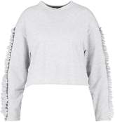 Thumbnail for your product : boohoo Plus Frill Sleeve Sweat Top