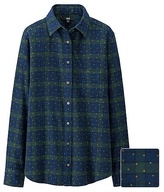 Thumbnail for your product : Uniqlo WOMEN Flannel Print Long Sleeve Shirt