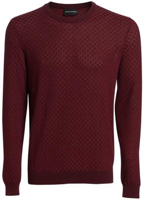 Emporio Armani Crisscross Cotton Sweater