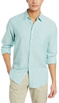 Thumbnail for your product : Van Heusen Men's Long Sleeve Point Collar Linen Rayon Button Down