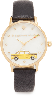 Kate Spade In a New York Minute Leather Watch