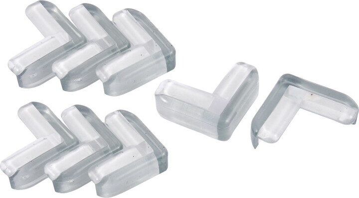 Unique Bargains Rubber Glass Table Desk Cupboard Corner Cushion Cover Protector Bumper 8pcs