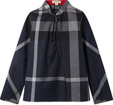 Thumbnail for your product : Burberry Checked twill blouse 5 years