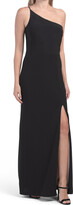 Thumbnail for your product : Xscape Evenings Made In Usa One Shoulder Gown With Front Slit
