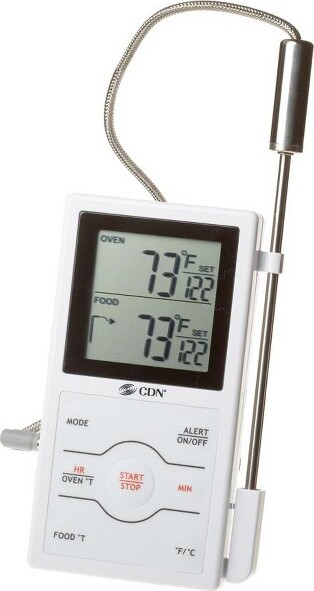 CDN CDNDualSensorProbeDigitalCookingThermometerTimer
