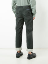 Thumbnail for your product : Undercover woven stripe trousers