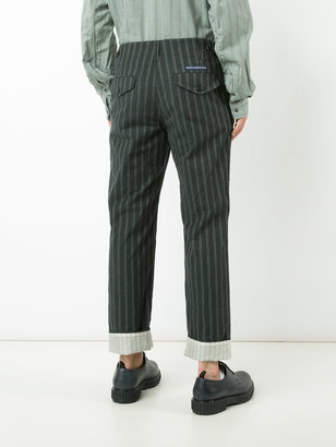 Undercover woven stripe trousers