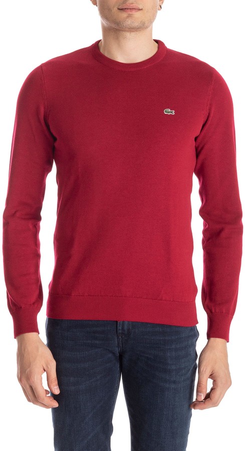 lacoste red jumper