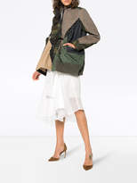 Thumbnail for your product : Sacai Patchwork jacket with pockets