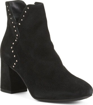 Igi&co Made In Italy Suede Booties With Jewel Details - ShopStyle