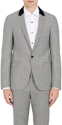 Lanvin Men's Micro-Houndstooth Wool-Blend One-Button Sportcoat