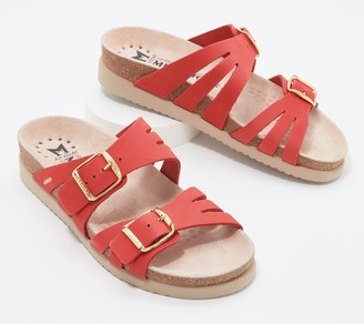 red mephisto sandals