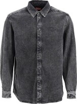 Thumbnail for your product : Diesel Denim Shirt With D-oval Logo