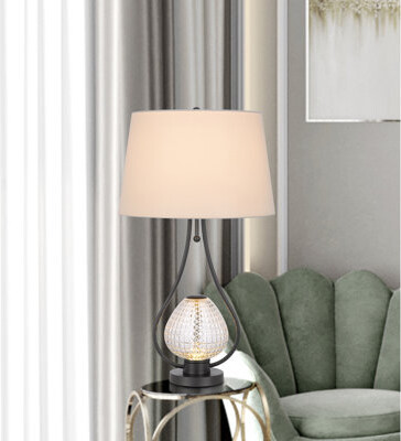 Orren Ellis Mazida Metal Table Lamp