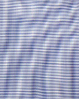 Thumbnail for your product : obert Tlbott Micro-Houndstooth Trim Fit Twill Dress Shirt, Navy