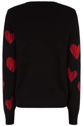 SET Heart Jacquard Sweater