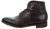 Thumbnail for your product : John Lobb Leather Monk Strap Boots