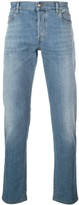 Thumbnail for your product : Balmain White Side Band Slim-fit Jeans