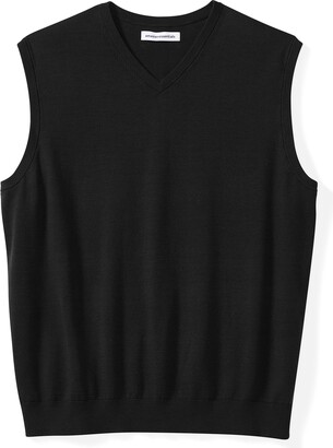 Amazon Essentials Men's Big & Tall V-Neck Sweater Vest