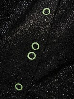 Thumbnail for your product : Ganni Sparkling knit cropped blazer