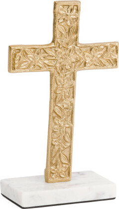 TJMAXX 6X10 Cross With Marble Base