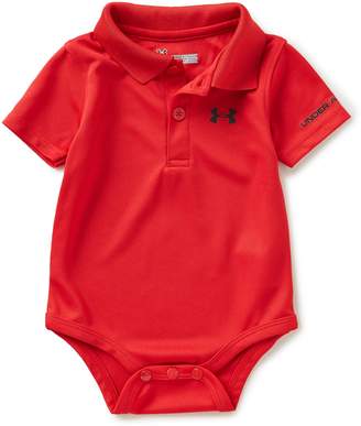 Under Armour Baby Boys Newborn-12 Months Solid Short-Sleeve Polo Bodysuit
