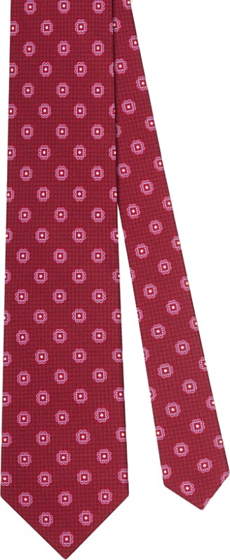 Robert Talbott Robert Printed Silk Flower Necktie