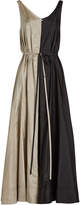 Nina Ricci Two-Tone Dress with Silk 