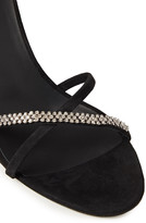 Thumbnail for your product : Giuseppe Zanotti Crystal-embellished Suede Sandals